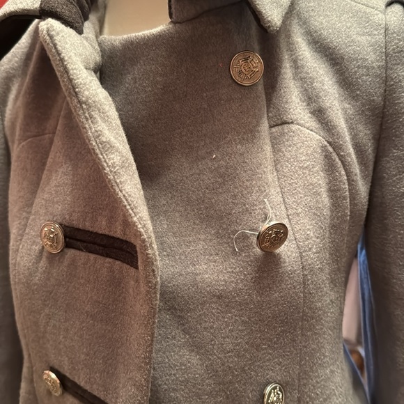 Rothschild wool lined tailored girl coat M(10-12) - Picture 5 of 17